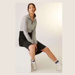 Anthropologie Amadi Contrast Polo Midi Dress - New - Medium